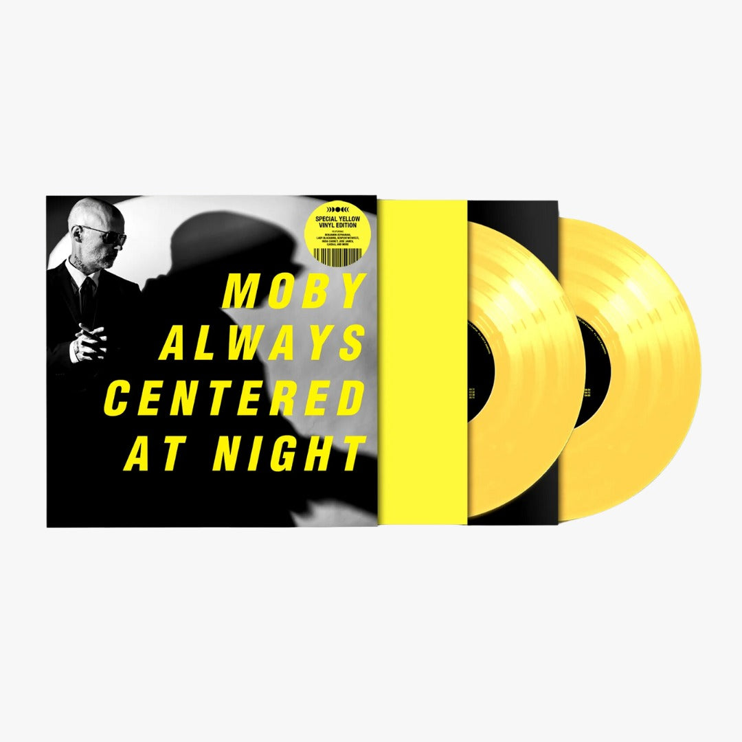 Moby - Always Centered At Night (Limited Edition Numbered Yellow Vinyl) - 2LP. Now available online in UAE